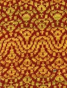 art deco scallop knitting design