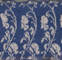 nasturtium knitted felt design